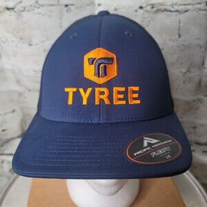 TYREE Blue Size SM MD Ball Cap Trucker Hat Mesh Fitted Pacific Headware Pro Mode